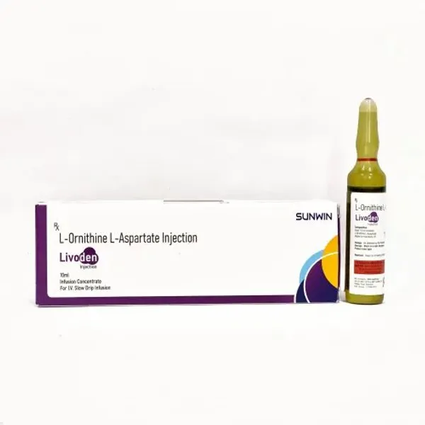 Livoden L-Ornithine L-Aspartate Injection pharmaceutical product details from NexCure Health