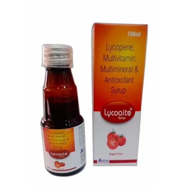 Lycoaite-Syrup 100ml Lycopene,Multivitamin,Multimineral And Antioxidant Syrup 100ml pharmaceutical product details from NexCure Health