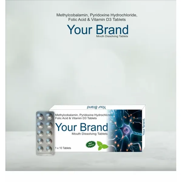 Methycoblamin Pyridoxin Hydrocloride Folic Acid & Vitamin D3 Chewable Tablets pharmaceutical product details from NexCure Health