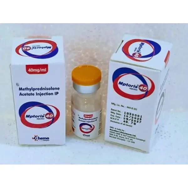 Methylprednisolone Acetate 40 MG Injection 40 MG pharmaceutical product details from NexCure Health