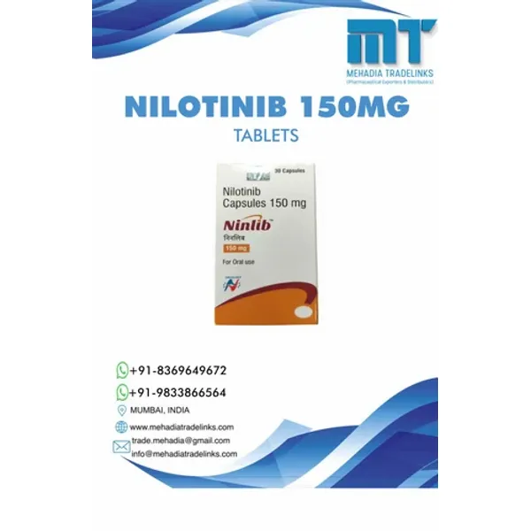 Nilotinib 200mg Capsules 200mg pharmaceutical product details from NexCure Health