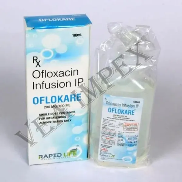 Oflokare (Ofloxacin Intravenous Infusion 2mg/100 ml) 2mg pharmaceutical product details from NexCure Health