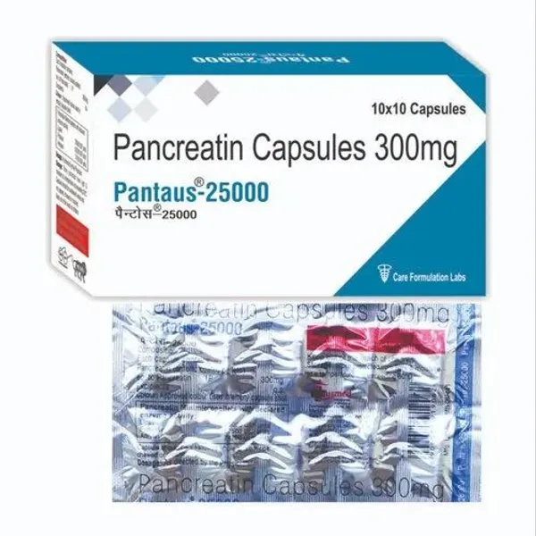 Pancreatin Capsules 300 Mg 300 Mg pharmaceutical product details from NexCure Health