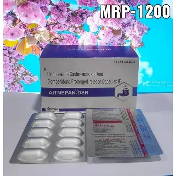 Pantoprazole Gastro Resistant & Domperidone Prolonged Release Capsule IP pharmaceutical product details from NexCure Health