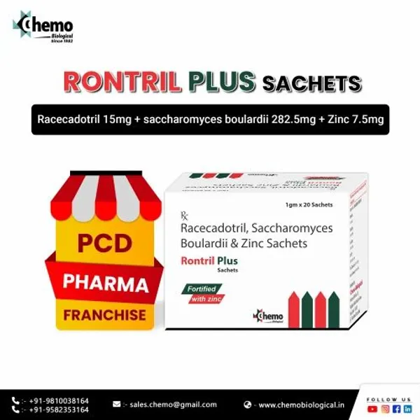 PCD Franchise for Racecadotril Saccharomyces Boulardii And Zinc Sachets pharmaceutical product details from NexCure Health