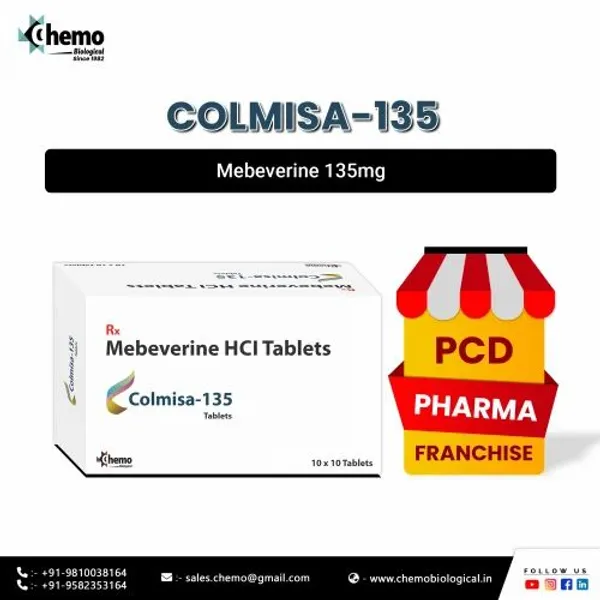 PCD Pharma Franchise for Mebeverine HCl Tablets pharmaceutical product details from NexCure Health
