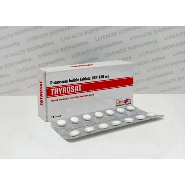 Potassium Iodide Tablets USP 130 mg 130 mg pharmaceutical product details from NexCure Health