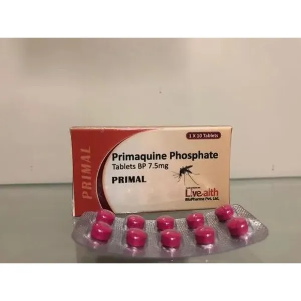 Primaquine Phosphate Tablets Ip 7.5mg 7.5mg pharmaceutical product details from NexCure Health