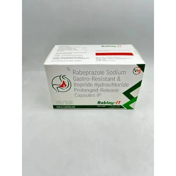 Rabeprazole 20mg Itopride-150mg (SR Pellets) 20mg pharmaceutical product details from NexCure Health