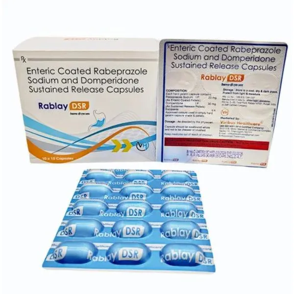 Rabeprazole Sodium (EC) 20 mg + Domperidone(SR) 30 mg 20mg pharmaceutical product details from NexCure Health