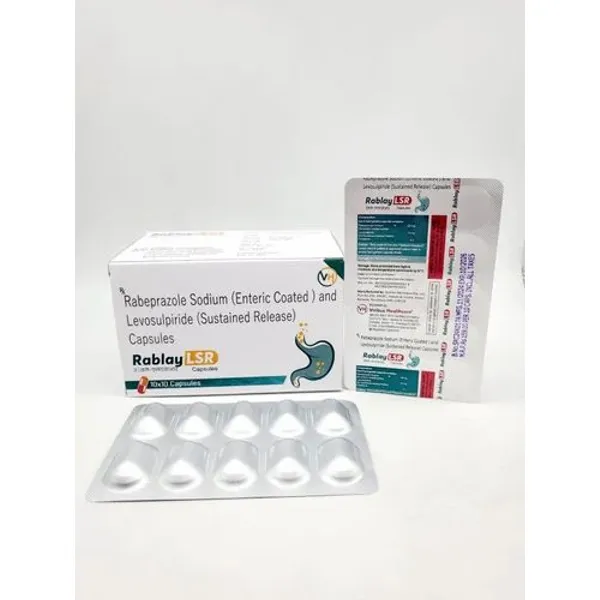 Rabeprazole Sodium & Levosulpiride SR Capsules pharmaceutical product details from NexCure Health