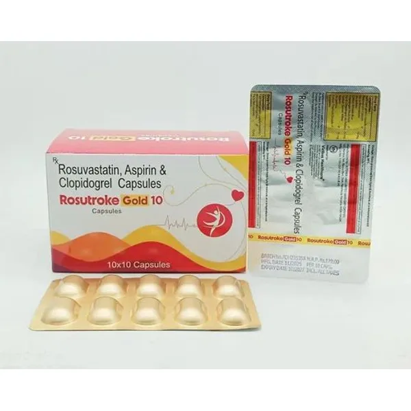 Rosuvastatin Aspirin Clopidogrel Capsules pharmaceutical product details from NexCure Health