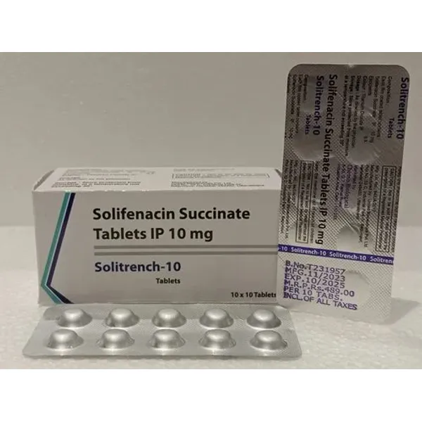 Solifenacin Succinate 10mg Tablet 10mg pharmaceutical product details from NexCure Health