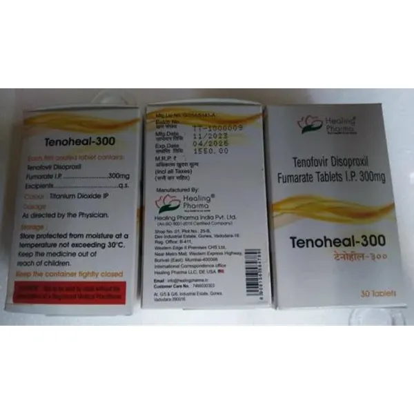 Tenoheal 300 mg Tenofovir 300MG pharmaceutical product details from NexCure Health