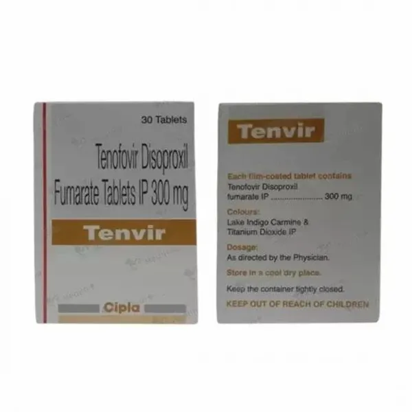 Tenvir Tenofovir 300mg Tablets 300mg pharmaceutical product details from NexCure Health
