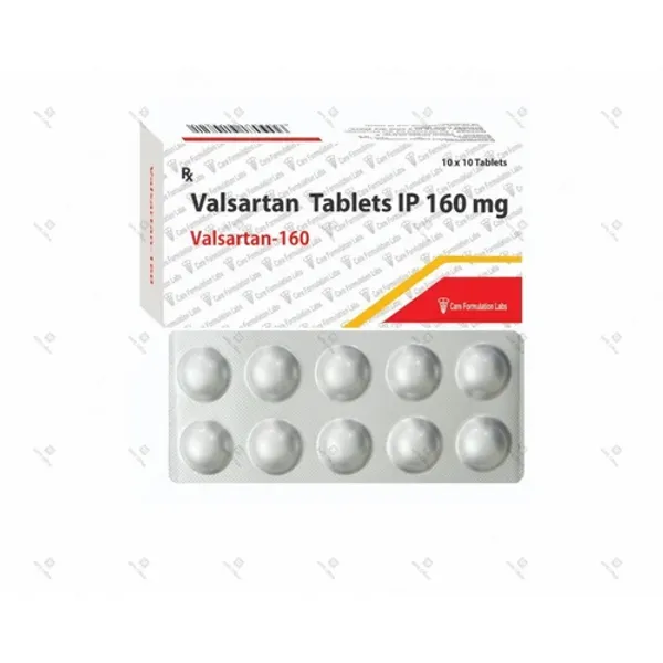 Valsartan IP 160mg 160mg pharmaceutical product details from NexCure Health