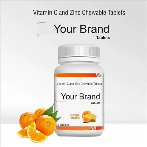 Vitamin C and Zinc Chewable Third Party Manufacturing Tablets pharmaceutical product details from NexCure Health